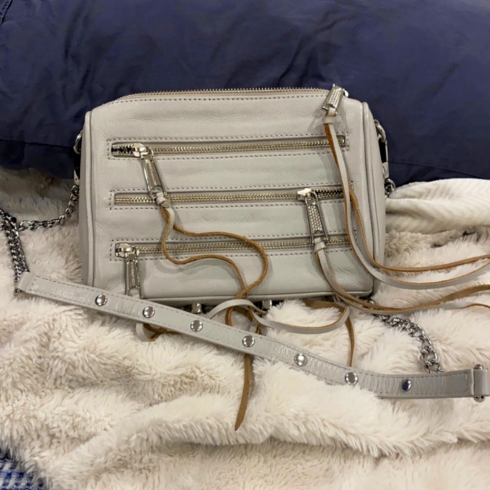Grey Rebecca Minkoff 5 Zip Purse